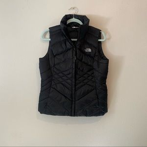North Face Black Down Vest. Size M.